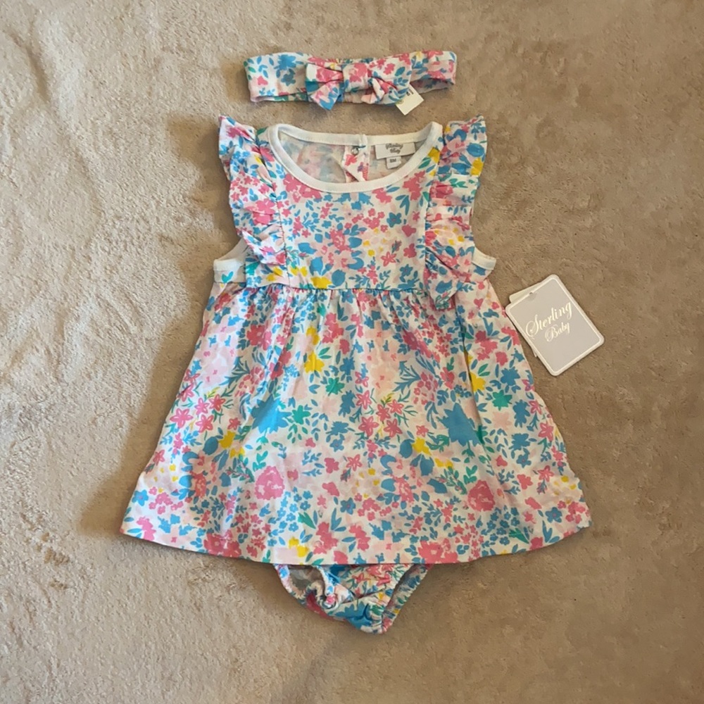 Sterling Baby Baby Girls Dress Size 9 Months